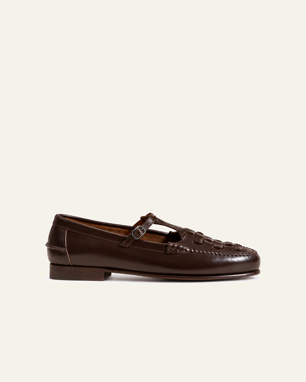 Hereu - Mocassins Maqueda - Marron Foncé - vue de profil