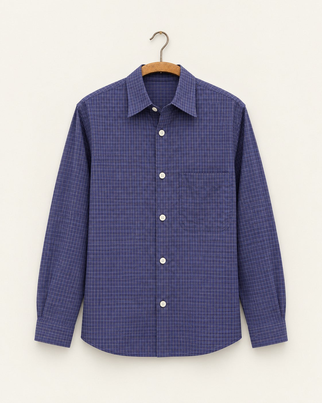 Another Aspect - Chemise 4.0 JPN - Carreaux violets — sur cintre