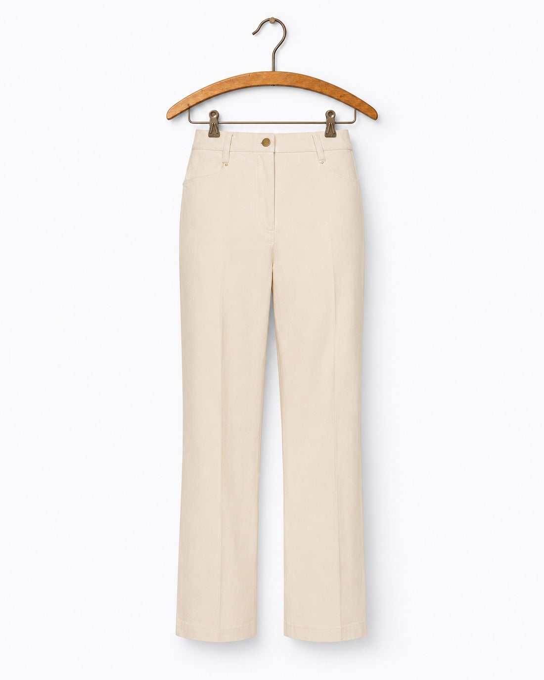 Momoni - Pantalon Jacques - Beige - sur cintre