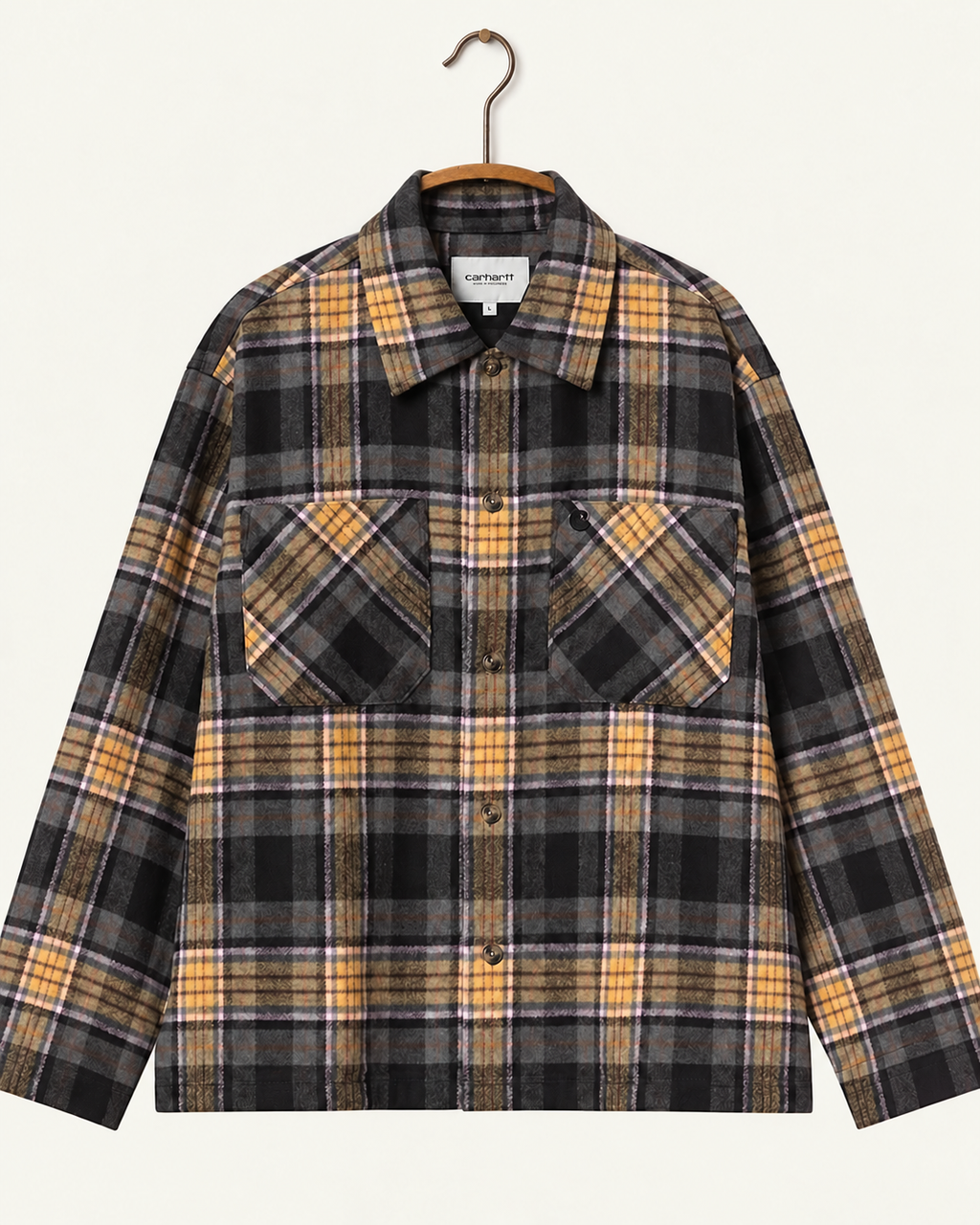Carhartt Wip - Chemise Parson - Parson Check, vue de face sur cintre