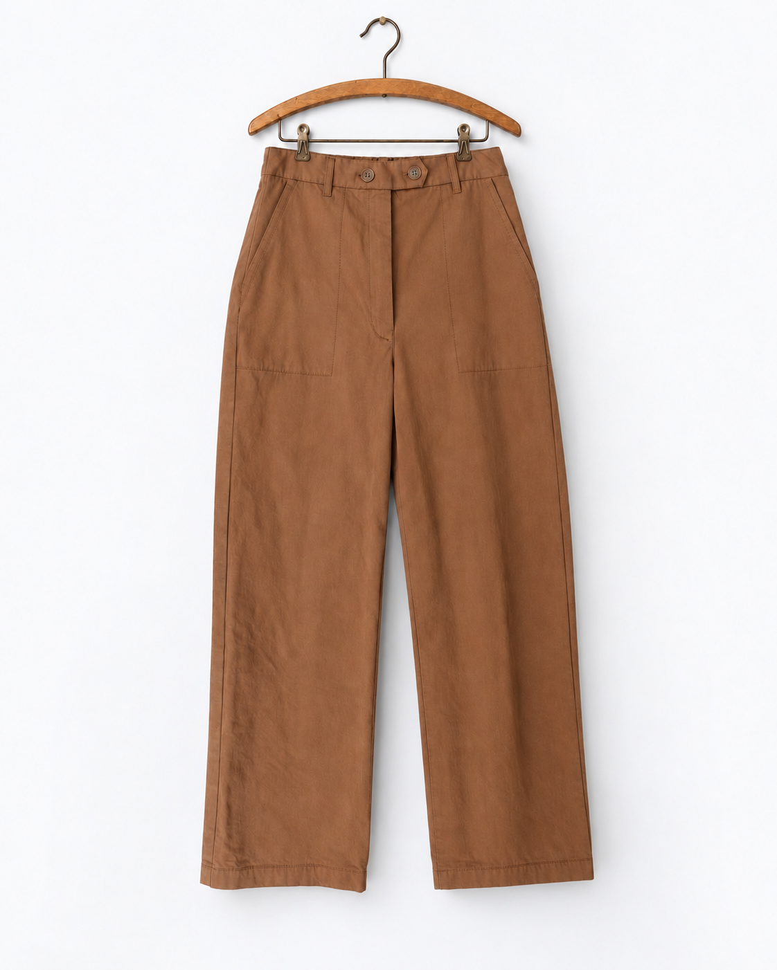 Sarahwear - Pantalon Carole - Beige — vue de face sur cintre