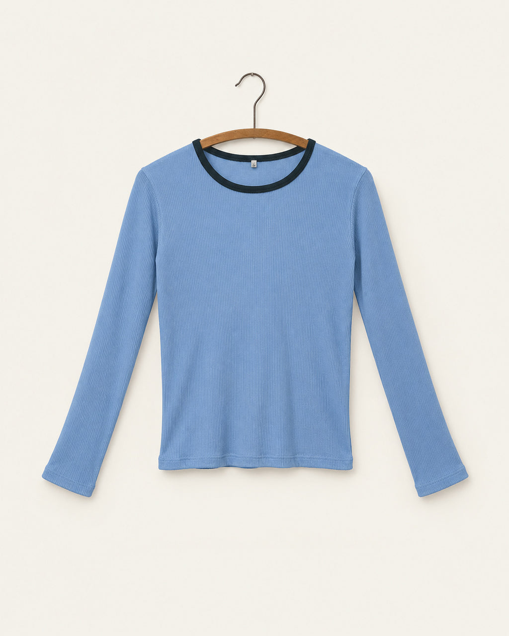 Baserange - T Shirt Racer - Bleu Pinto - vue sur cintre