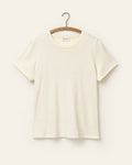 Low Classic - T-Shirt En Maille - Ivoire - vue sur cintre