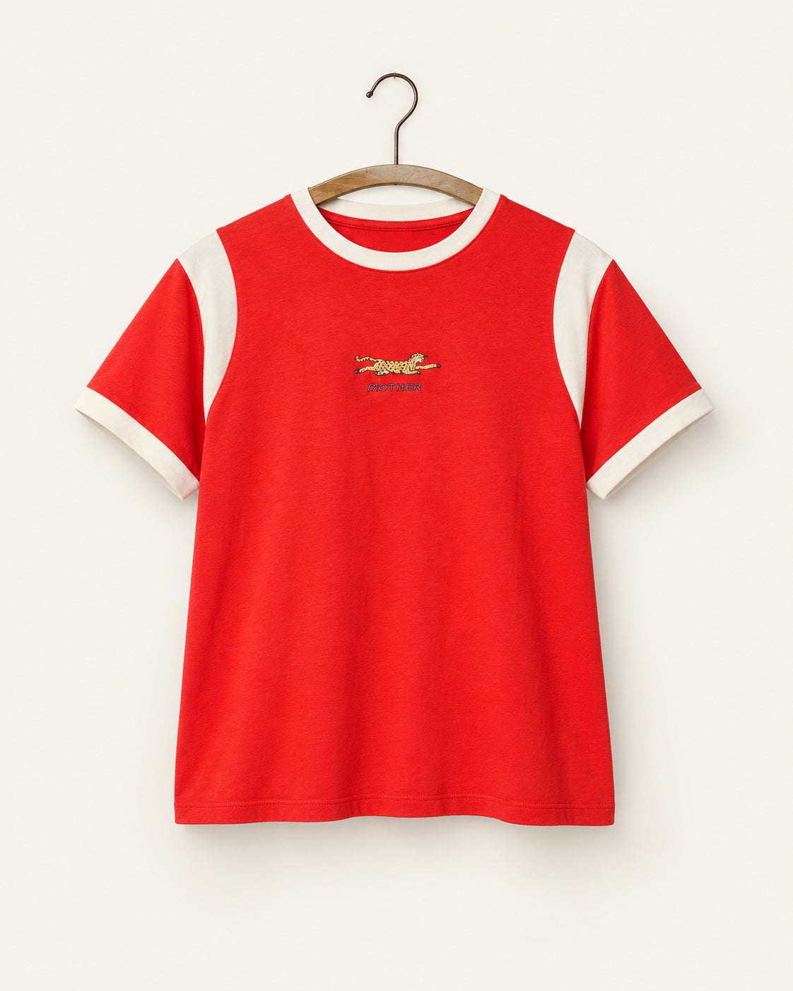 Mother - T-shirt The Boxy Goodie Inset - Mother Jag - vue sur cintre