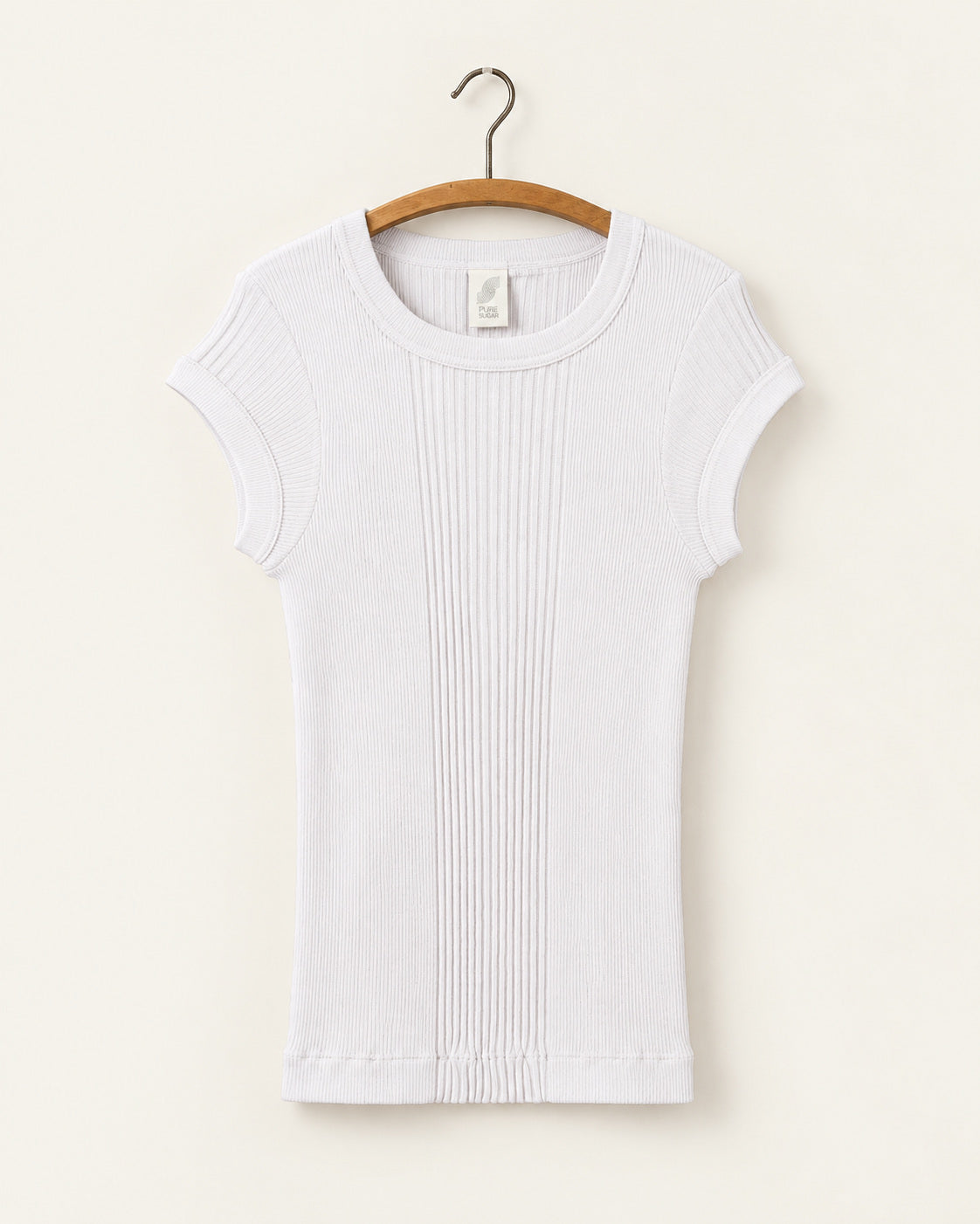 Pure Sugar - Chalain T-Shirt - White - view on hanger