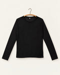 Baserange - Top Manches Longues - Noir - vue sur cintre