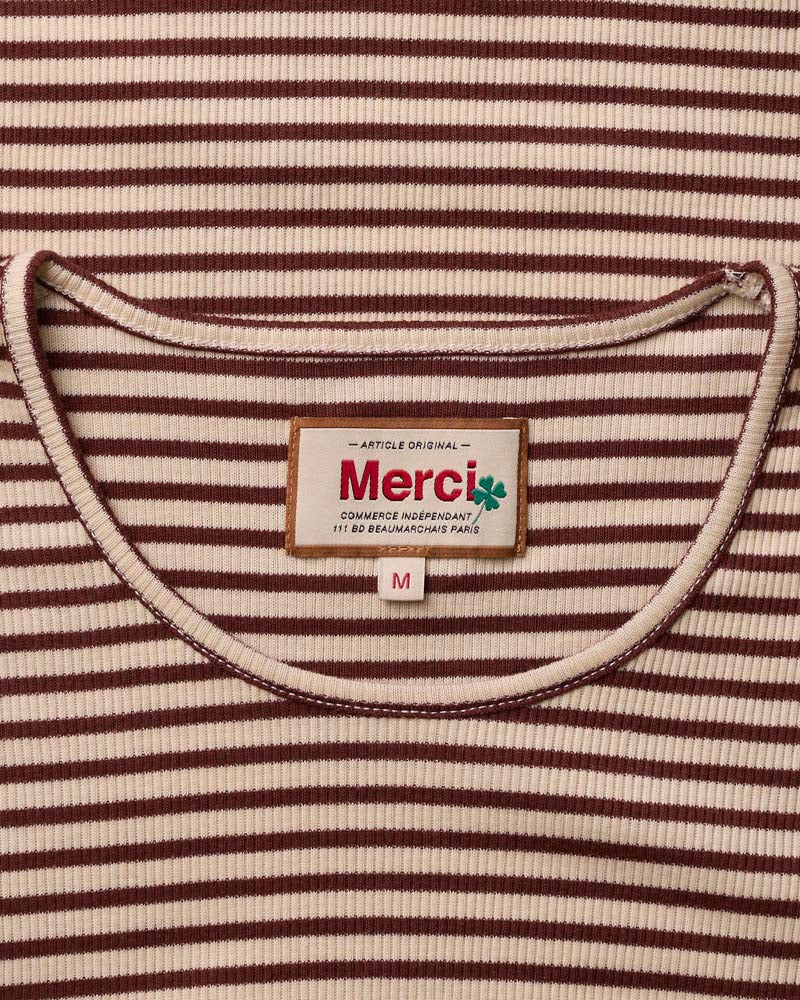 Merci - T-Shirt Carla - Marron