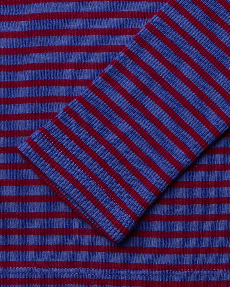 Merci - Carla T-shirt - Bordeaux & Blue