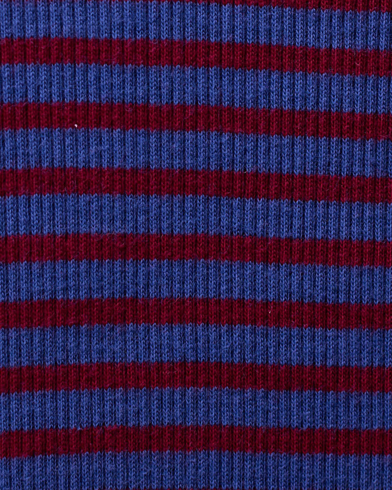 Merci - Carla T-shirt - Bordeaux & Blue