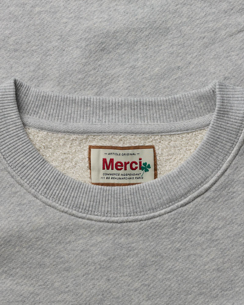Merci - Sweat Miles - Gris Chiné