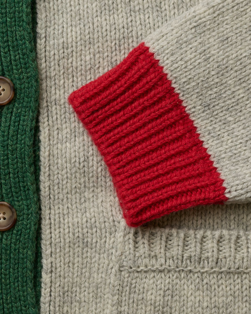 Merci - Cardigan Flora - Gris Chiné Multi