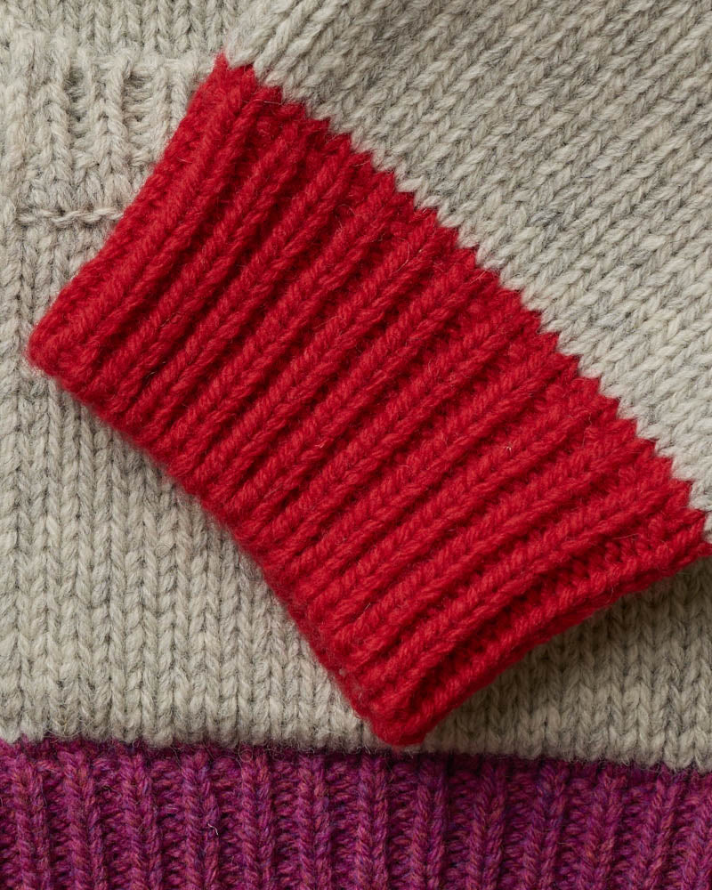 Merci - Cardigan Flora - Gris Chiné Multi