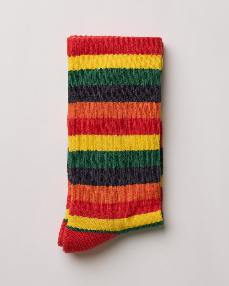 Merci - Striped Cotton Socks - Multi