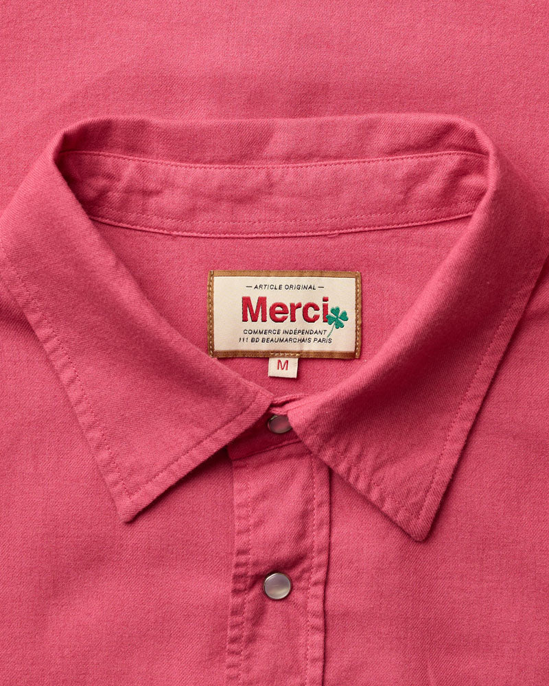Merci - Pietro Flannel Shirt - Pink