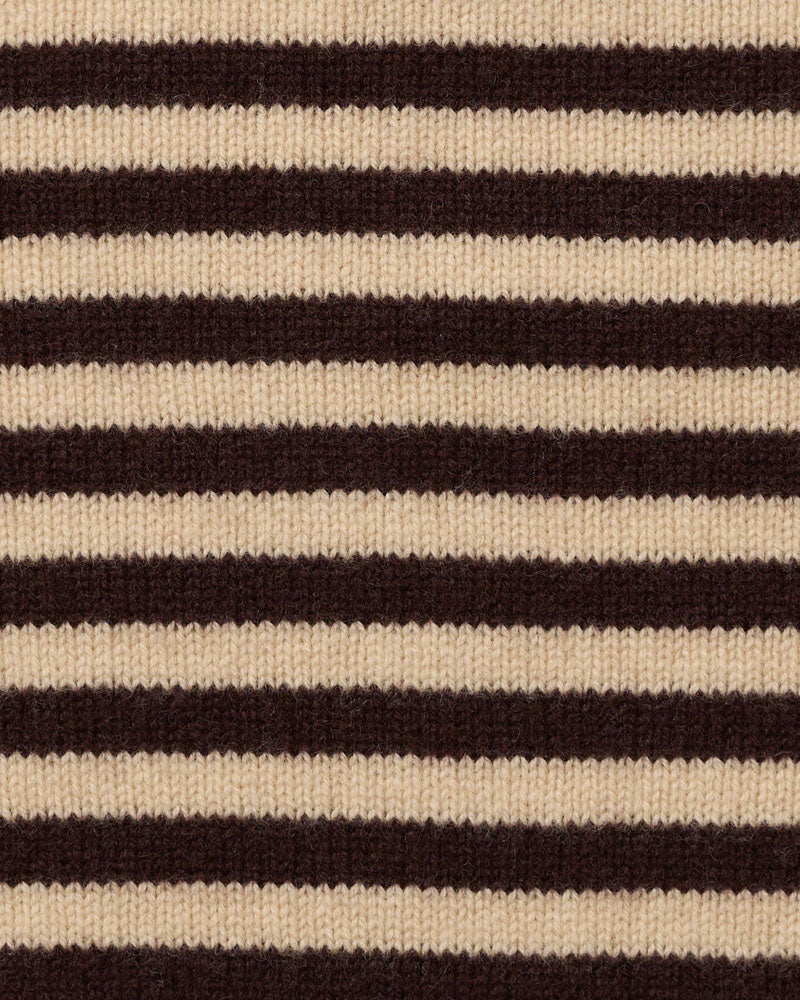 Merci - Bandana Martine Rayures - Beige & Marron