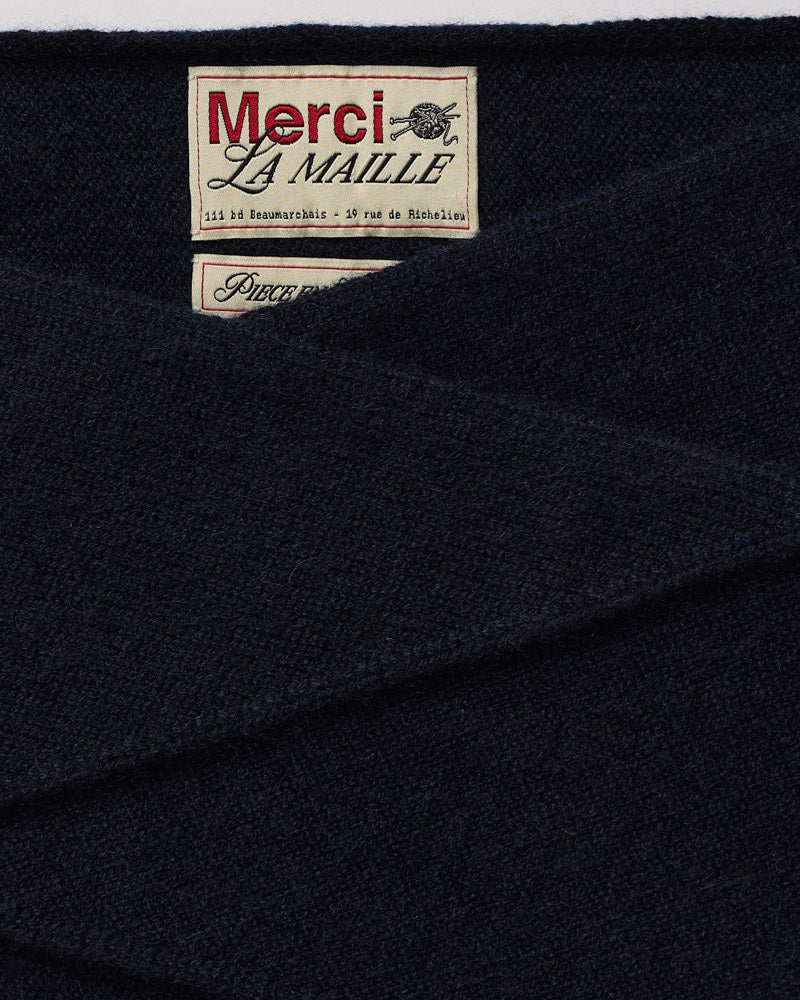 Merci - Bandana En Cachemire Martine - Marine