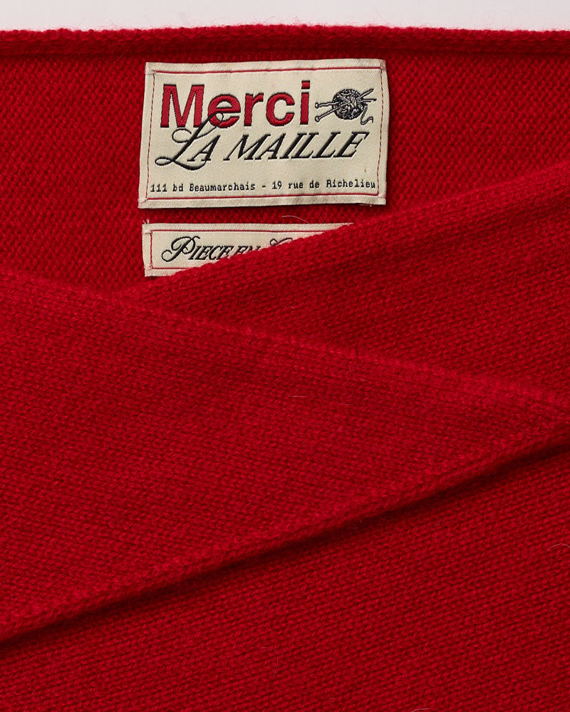 Merci - Bandana En Cachemire Martine - Rouge