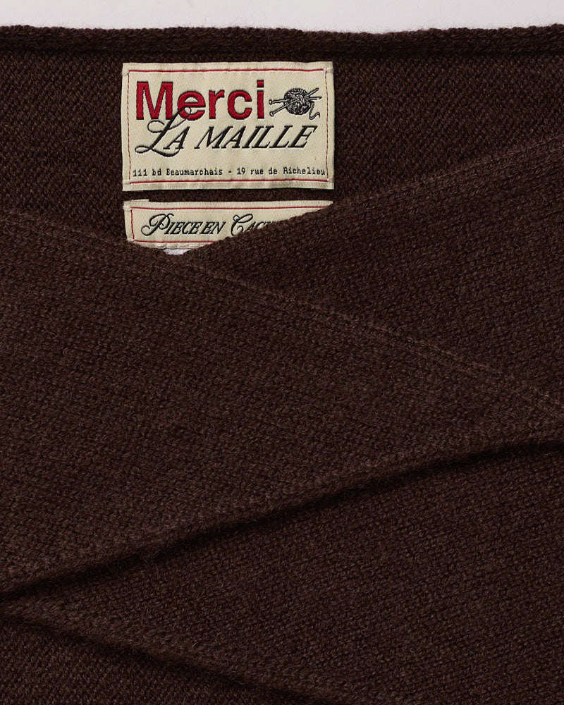 Merci - Martine cashmere bandana - Brown