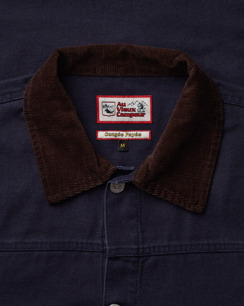 Au Vieux Campeur - Paid Leave - Henri Jacket - Navy & Chocolate