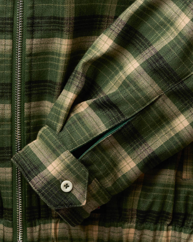 Au Vieux Campeur - Paid Leave - Claudine Checkered Jacket - Green