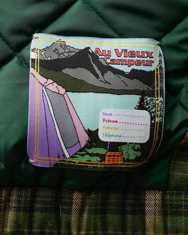 Au Vieux Campeur - Paid Leave - Claudine Checkered Jacket - Green
