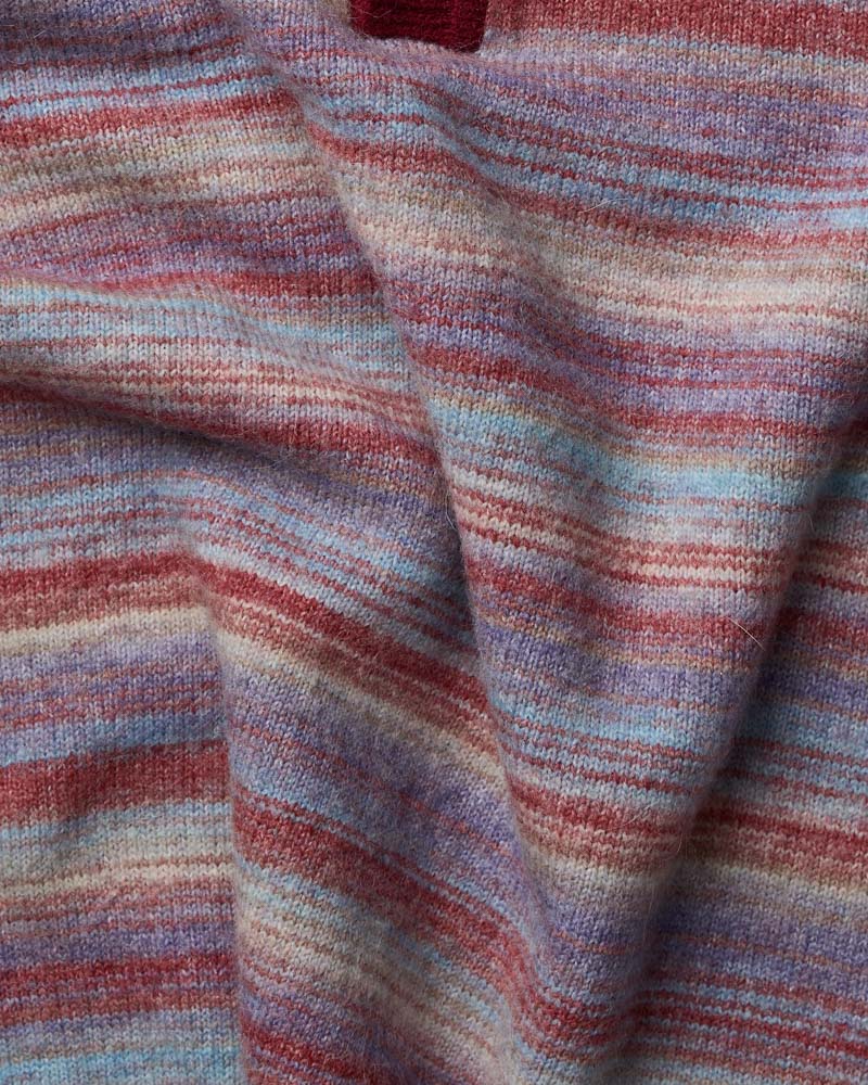 Au Vieux Campeur - Paid Leave - Hugo Sweater - Bordeaux & Bleu
