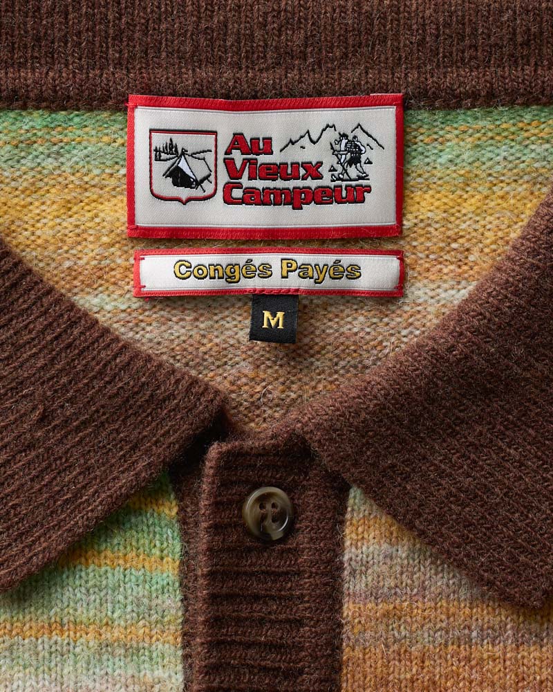Au Vieux Campeur - Paid Leave - Hugo Sweater - Brown & Yellow