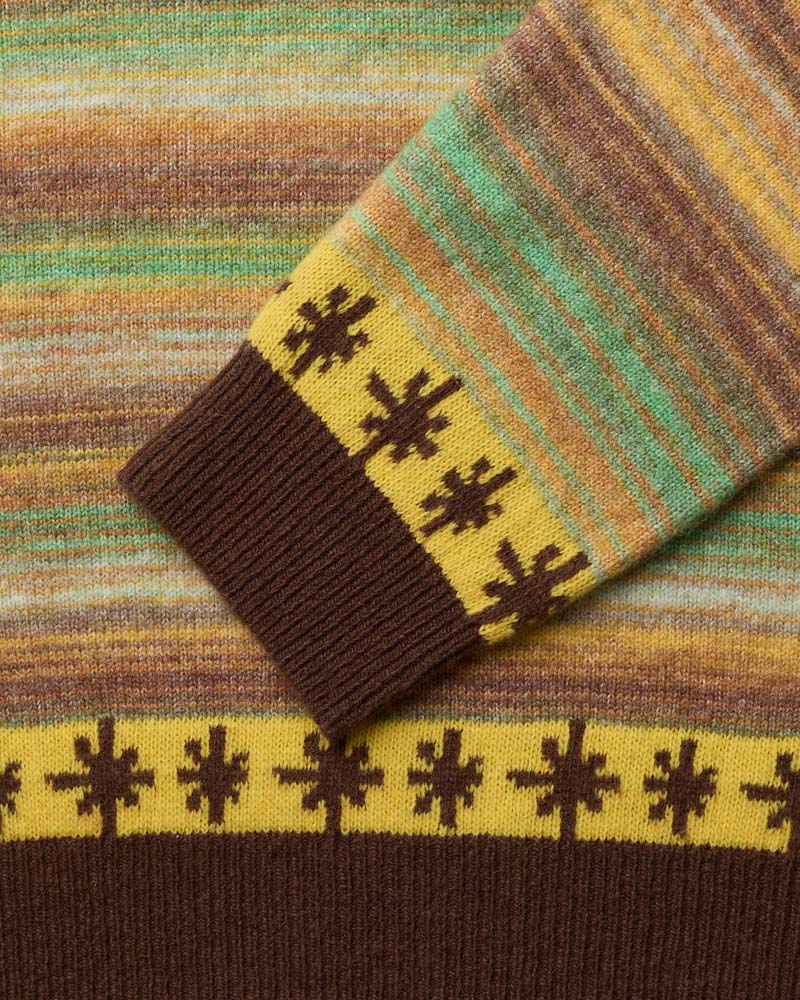 Au Vieux Campeur - Paid Leave - Hugo Sweater - Brown & Yellow