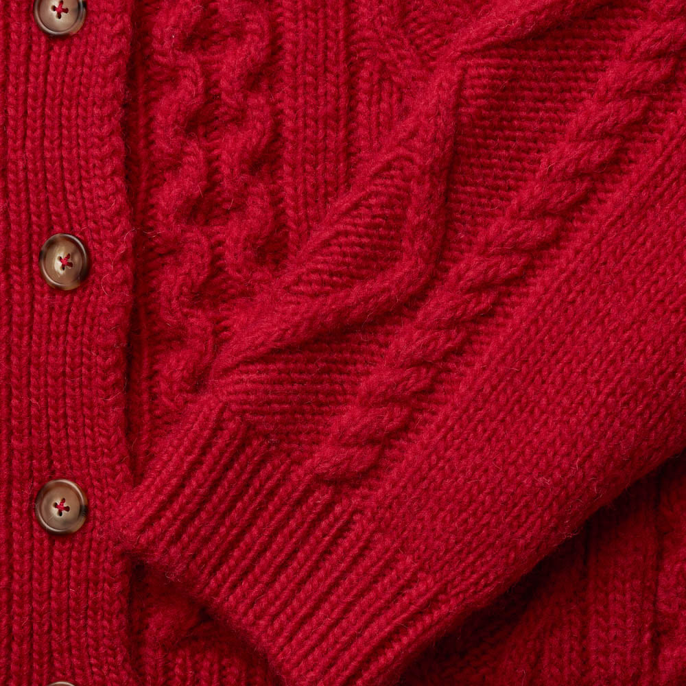 Au Vieux Campeur - Paid Leave - Elena Cardigan - Red
