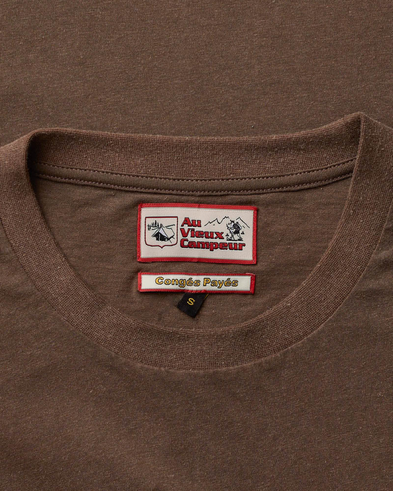 Au Vieux Campeur - Congés Payés - T-shirt Mercer - Marron