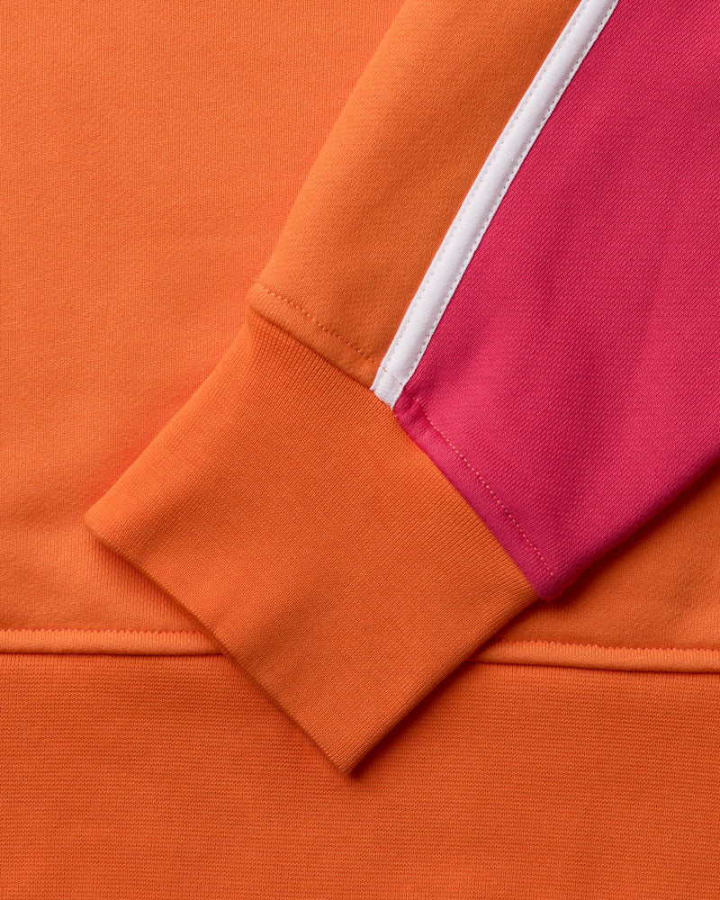 Au Vieux Campeur - Paid Leave - Vc Sport Sweatshirt - Pink & Orange