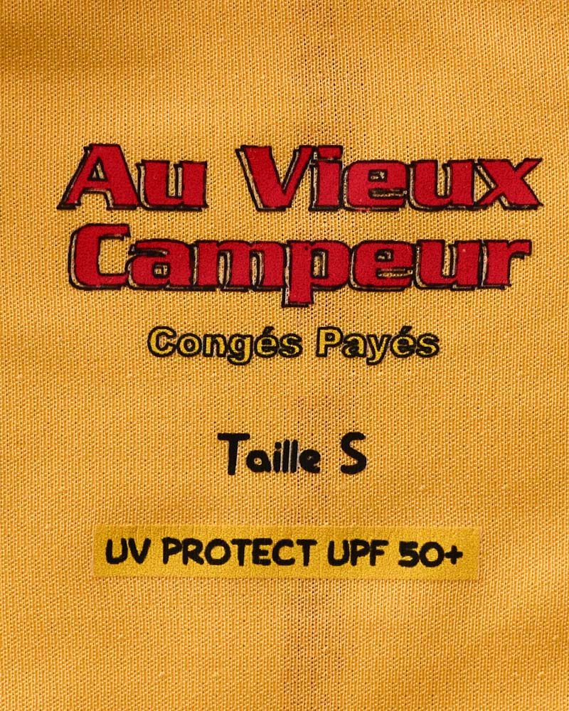 Au Vieux Campeur - Congés Payés - T-shirt Otis Manches Courtes - Jaune