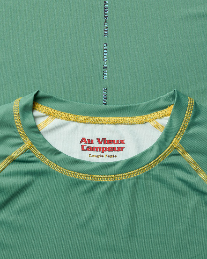 Au Vieux Campeur - Paid Holidays - Otis Long Sleeve T-shirt - Green