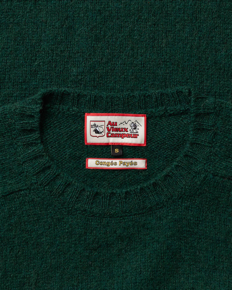 Au Vieux Campeur - Congés Payés - Pull Elliott - Vert Forêt