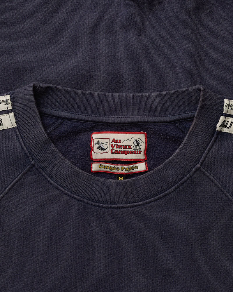 Au Vieux Campeur - Paid Holidays - Milo Sweatshirt - Faded Navy