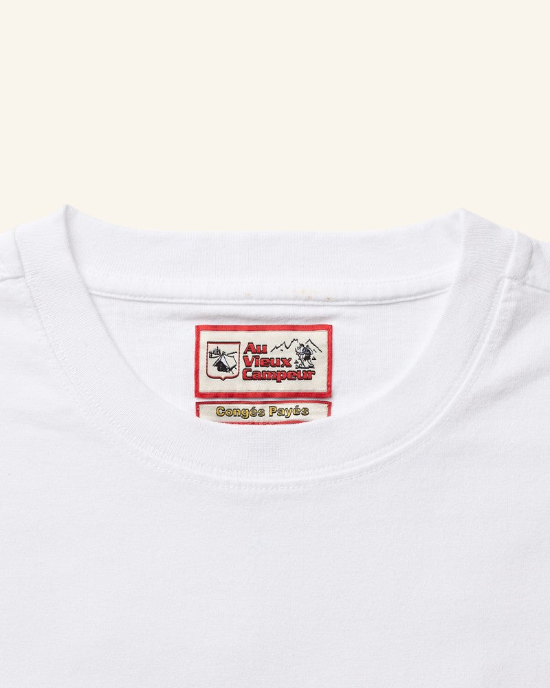 Au Vieux Campeur - Congés Payés - T-shirt hiking tour - Blanc