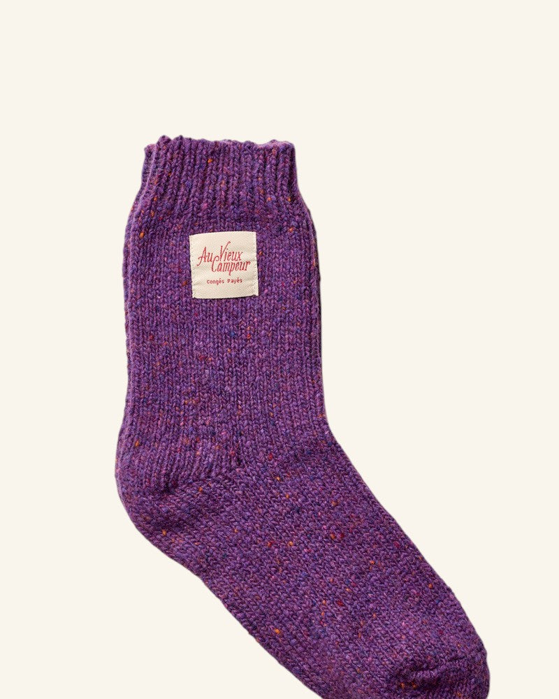 Au Vieux Campeur - Paid Holidays - Fenway Socks - Violet