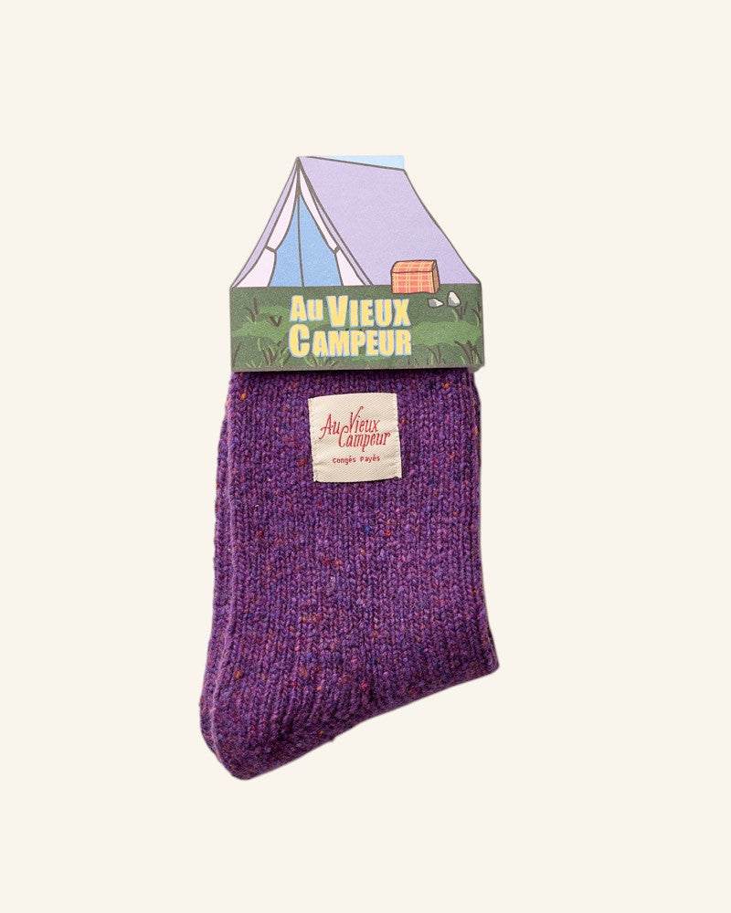 Au Vieux Campeur - Paid Holidays - Fenway Socks - Violet