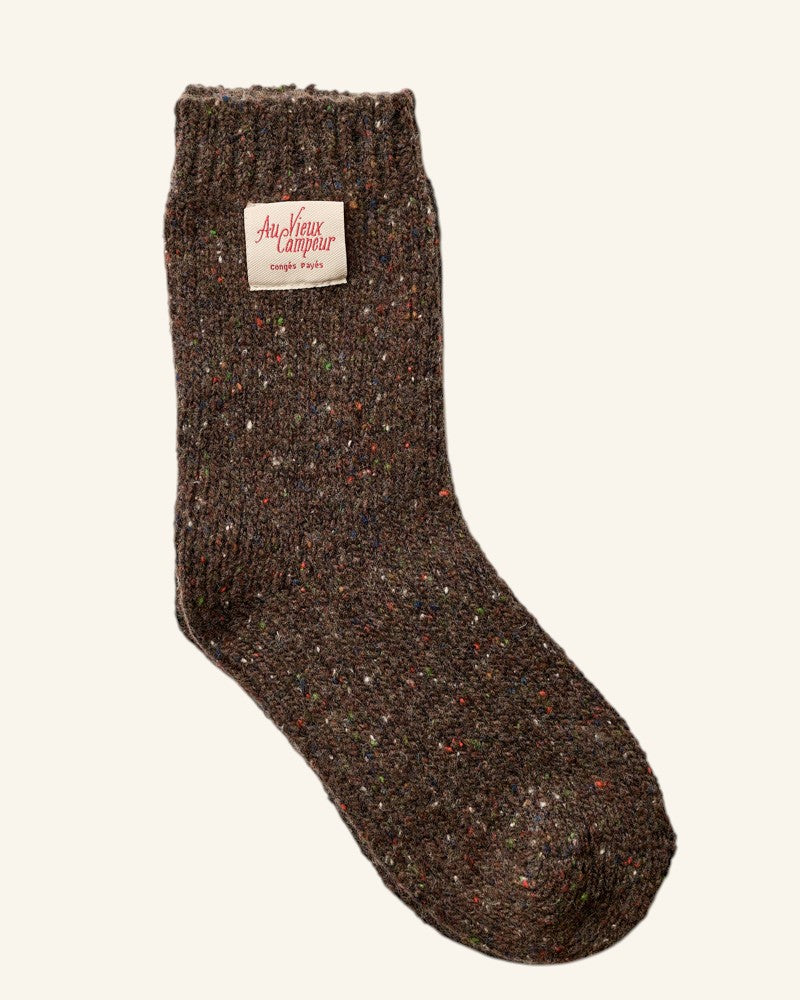 Au Vieux Campeur - Paid Holidays - Fenway Socks - Brown
