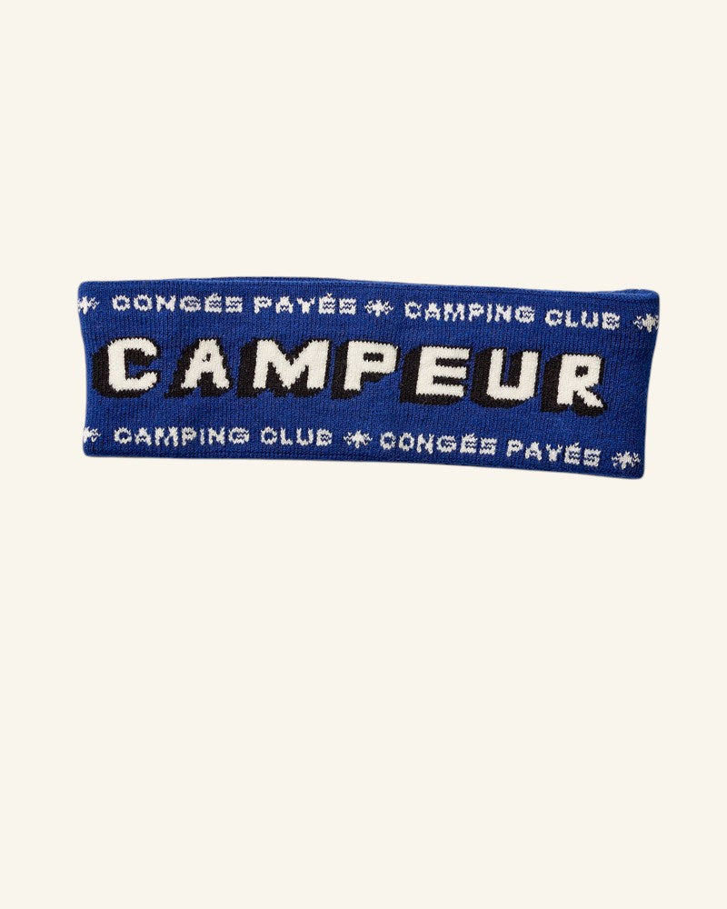 Au Vieux Campeur - Congés Payés - Bandeau AVC - Bleu