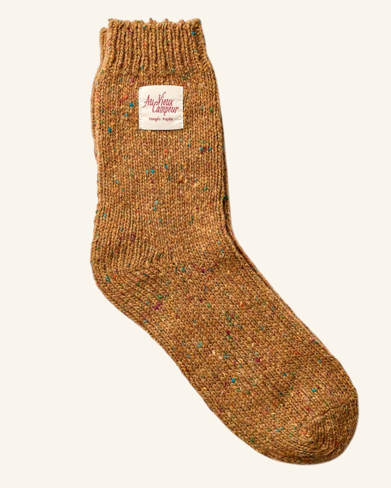 Au Vieux Campeur - Paid Holidays - Fenway Socks - Mustard