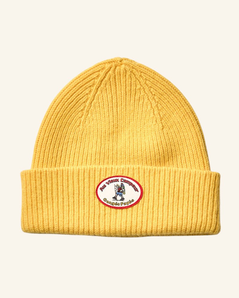 Au Vieux Campeur - Congés Payés - Bonnet Ben - Jaune