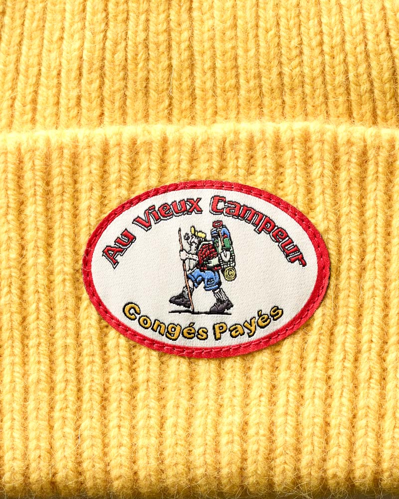 Au Vieux Campeur - Congés Payés - Bonnet Ben - Jaune