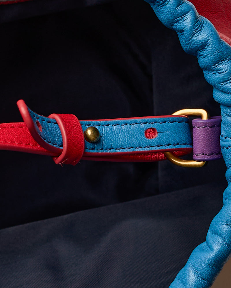 Au Vieux Campeur - Paid Leave - Climber Bag - Red Purple Bleu
