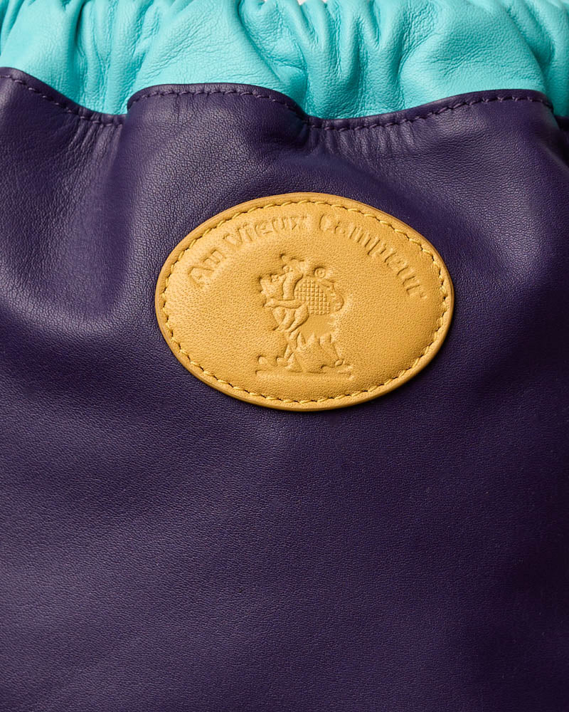 Au Vieux Campeur - Paid Leave - Climber Bag - Purple Turquoise & Pink