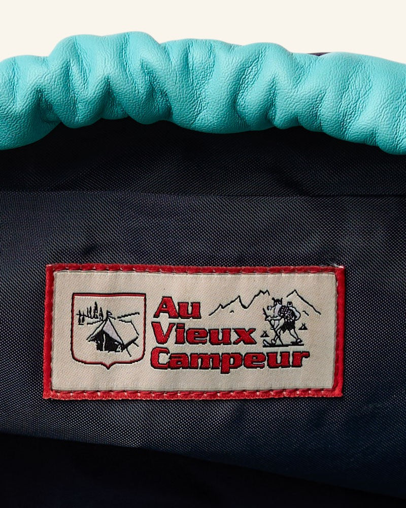 Au Vieux Campeur - Paid Leave - Climber Bag - Purple Turquoise & Pink