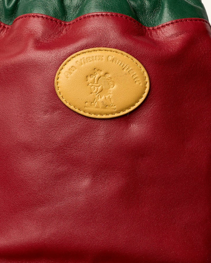 Au Vieux Campeur - Paid Leave - Climber Bag - Bordeaux Green & Orange