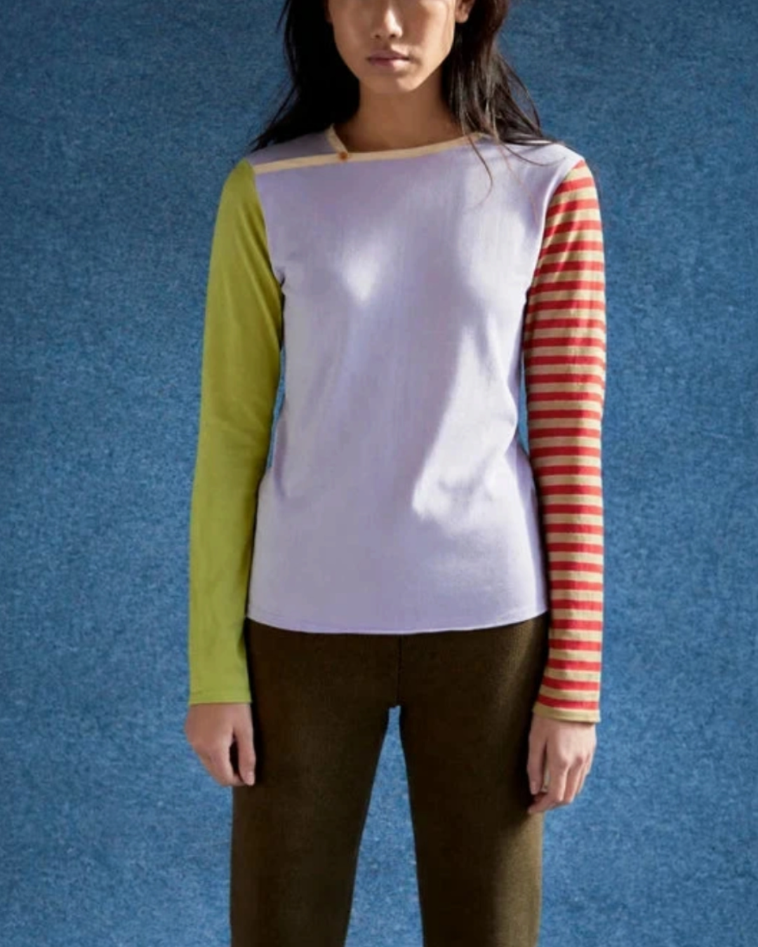 Carlota Cahis - T-Shirt Manches Longues Puppet - Lilas