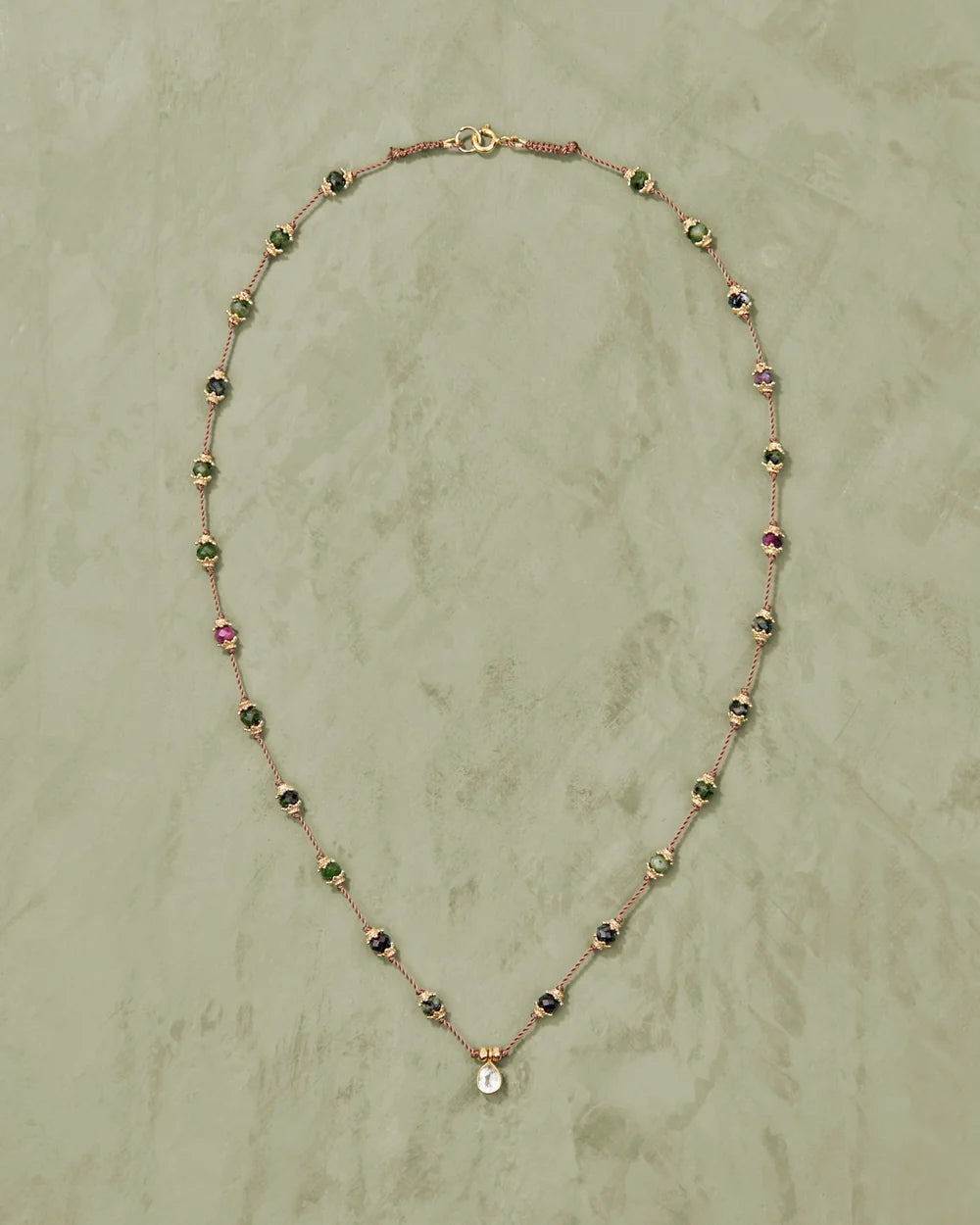 Tityaravy - Collier Talisman Sriphala - Zoisite Crystal