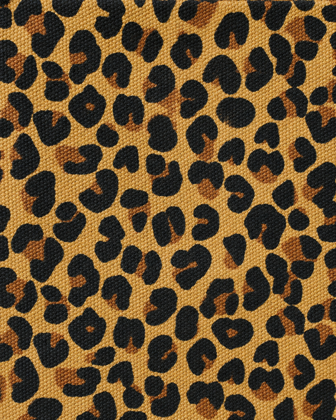 Merci - Candide shopping bag in canvas - Leopard & Black